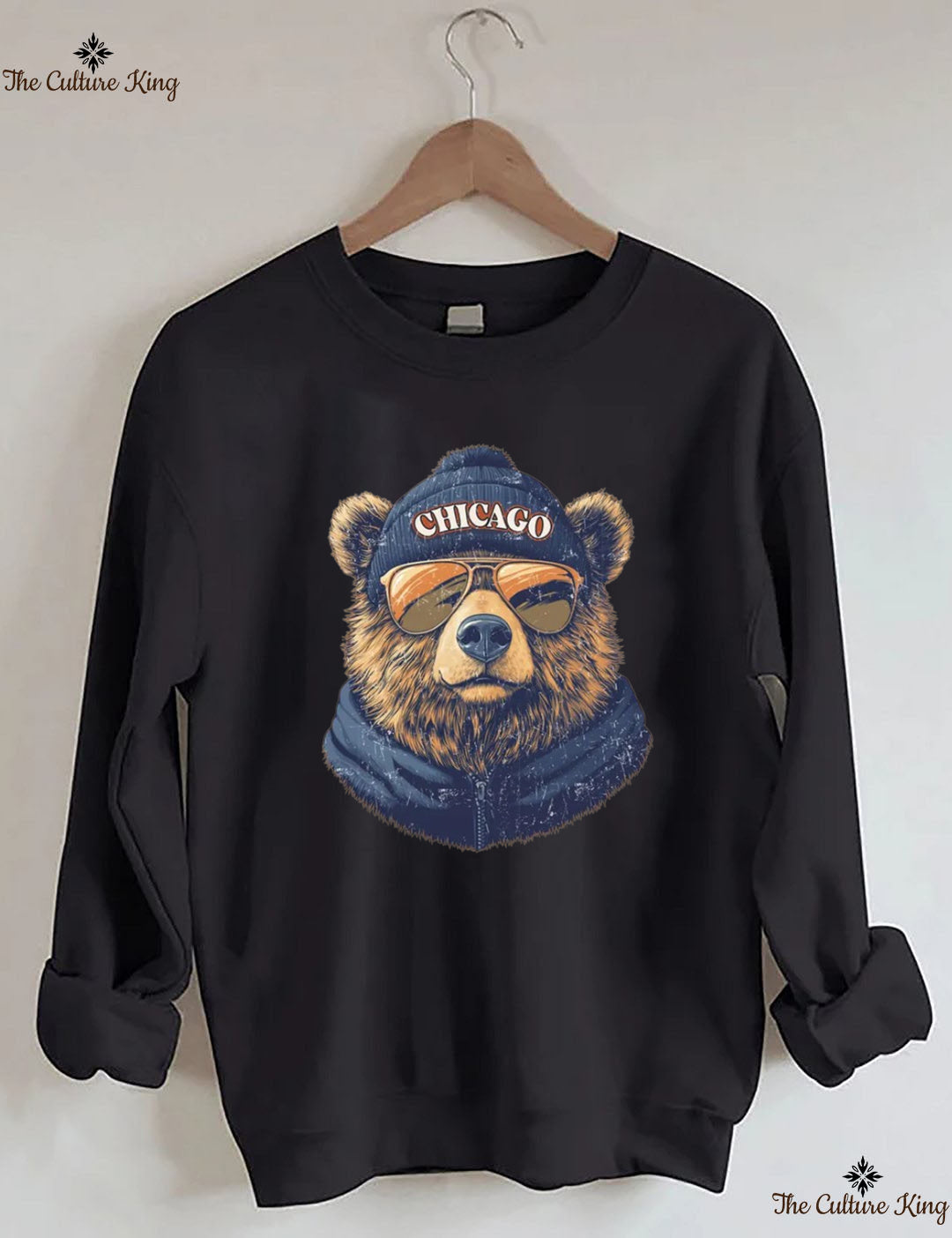 Retro Chicago Mascot Game Day Sweatshirt