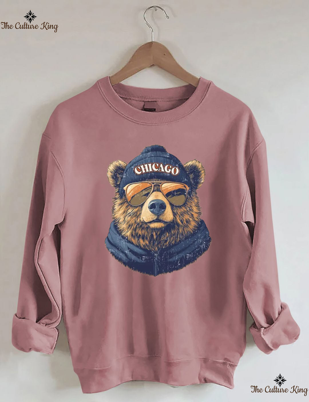 Retro Chicago Mascot Game Day Sweatshirt