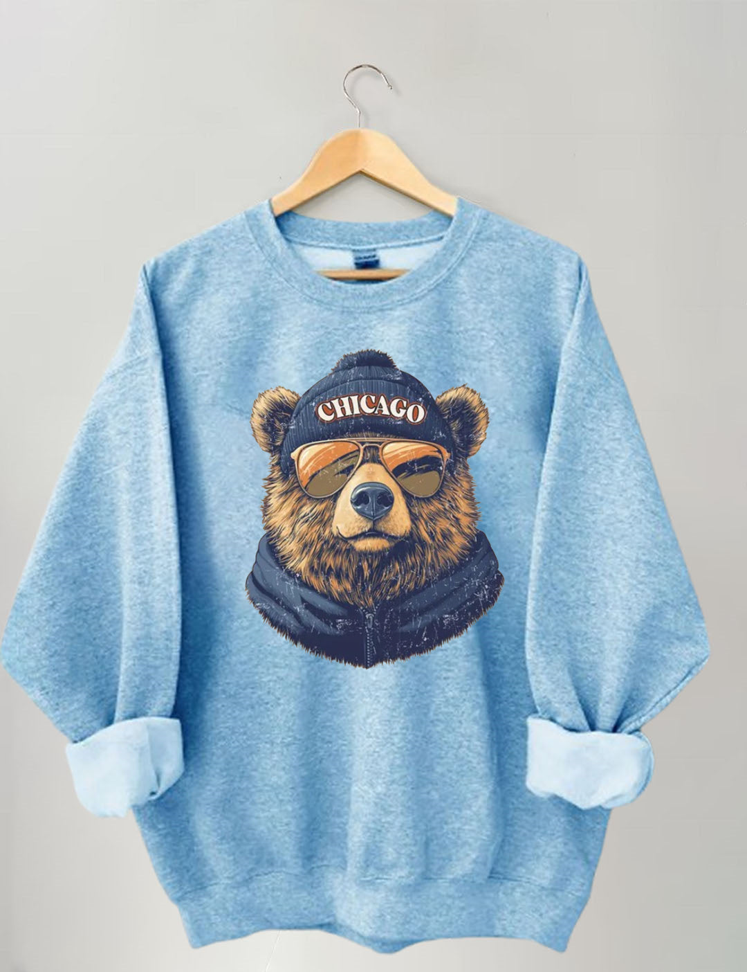 Retro Chicago Mascot Game Day Sweatshirt