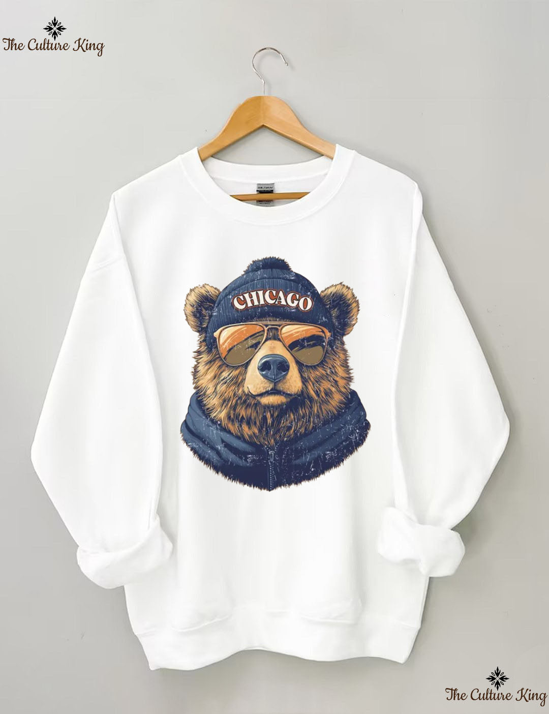 Retro Chicago Mascot Game Day Sweatshirt