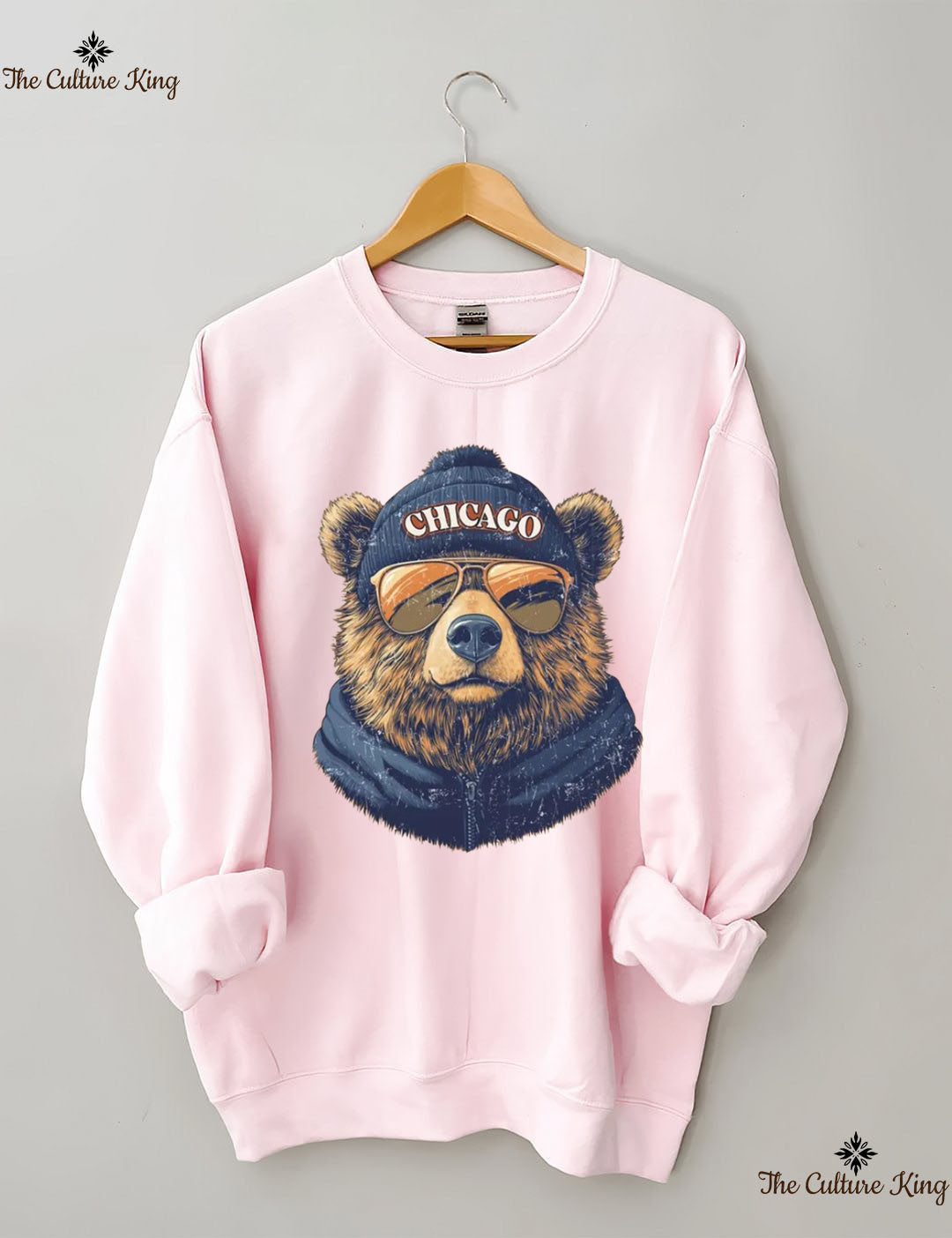 Retro Chicago Mascot Game Day Sweatshirt