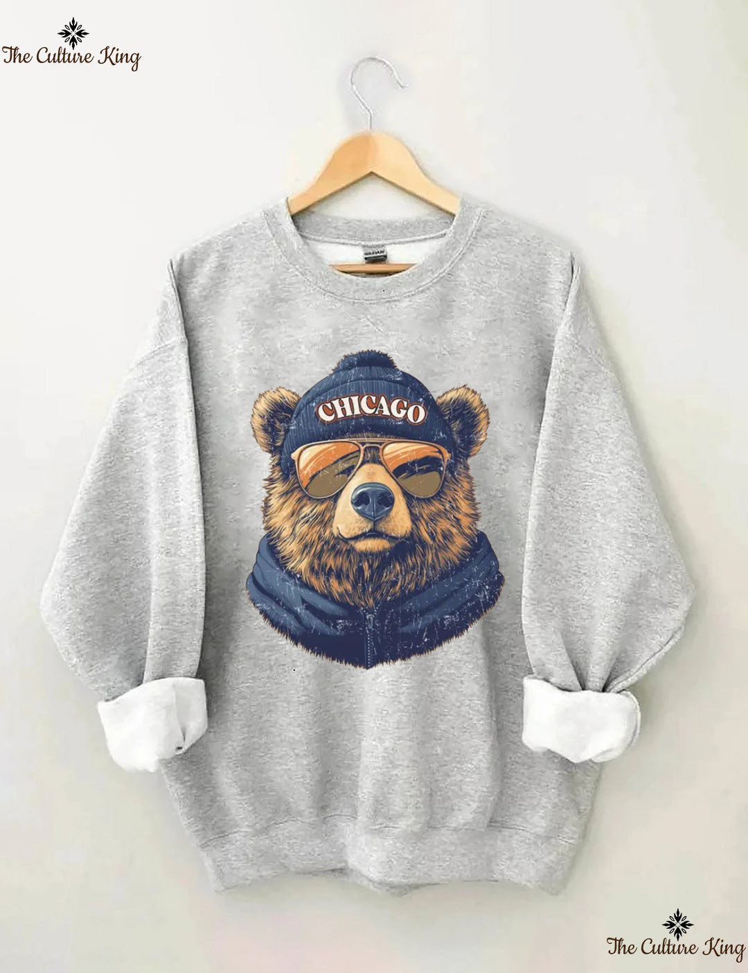 Retro Chicago Mascot Game Day Sweatshirt