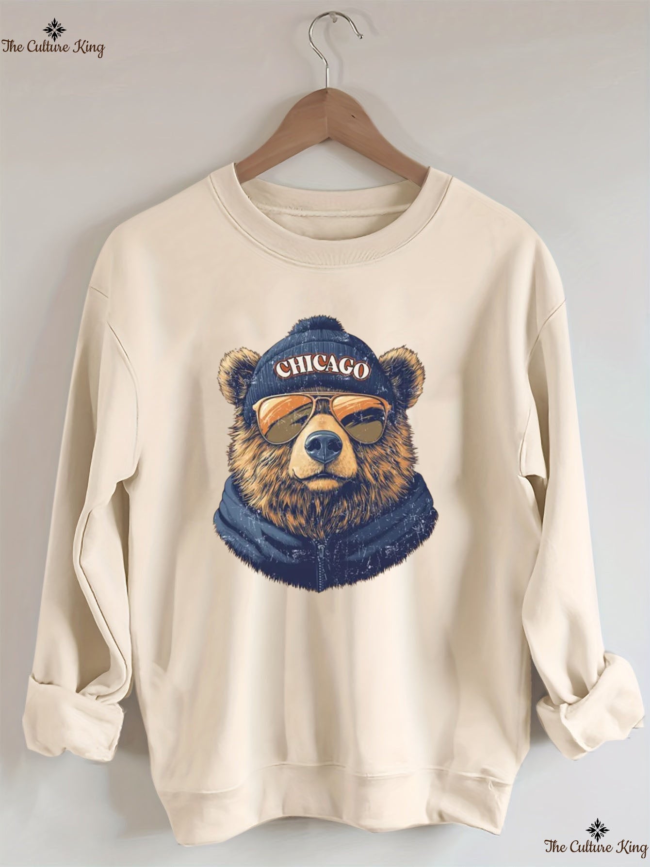 Retro Chicago Mascot Game Day Sweatshirt