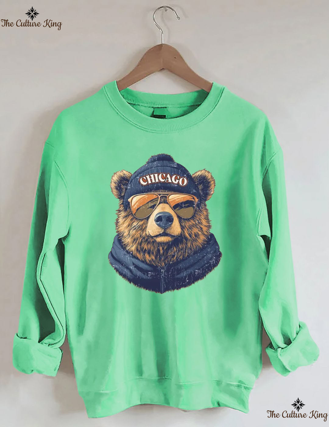 Retro Chicago Mascot Game Day Sweatshirt