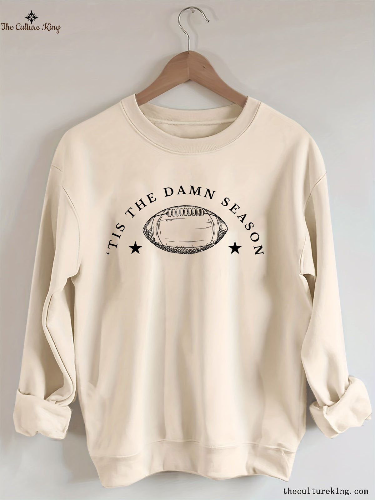 Tis The Damn Season Football Sweatshirt