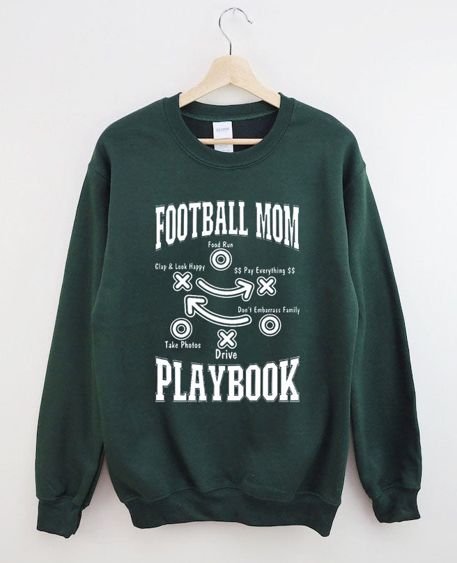 Funny Football Mom Playbook,Football Season Sweatshirt