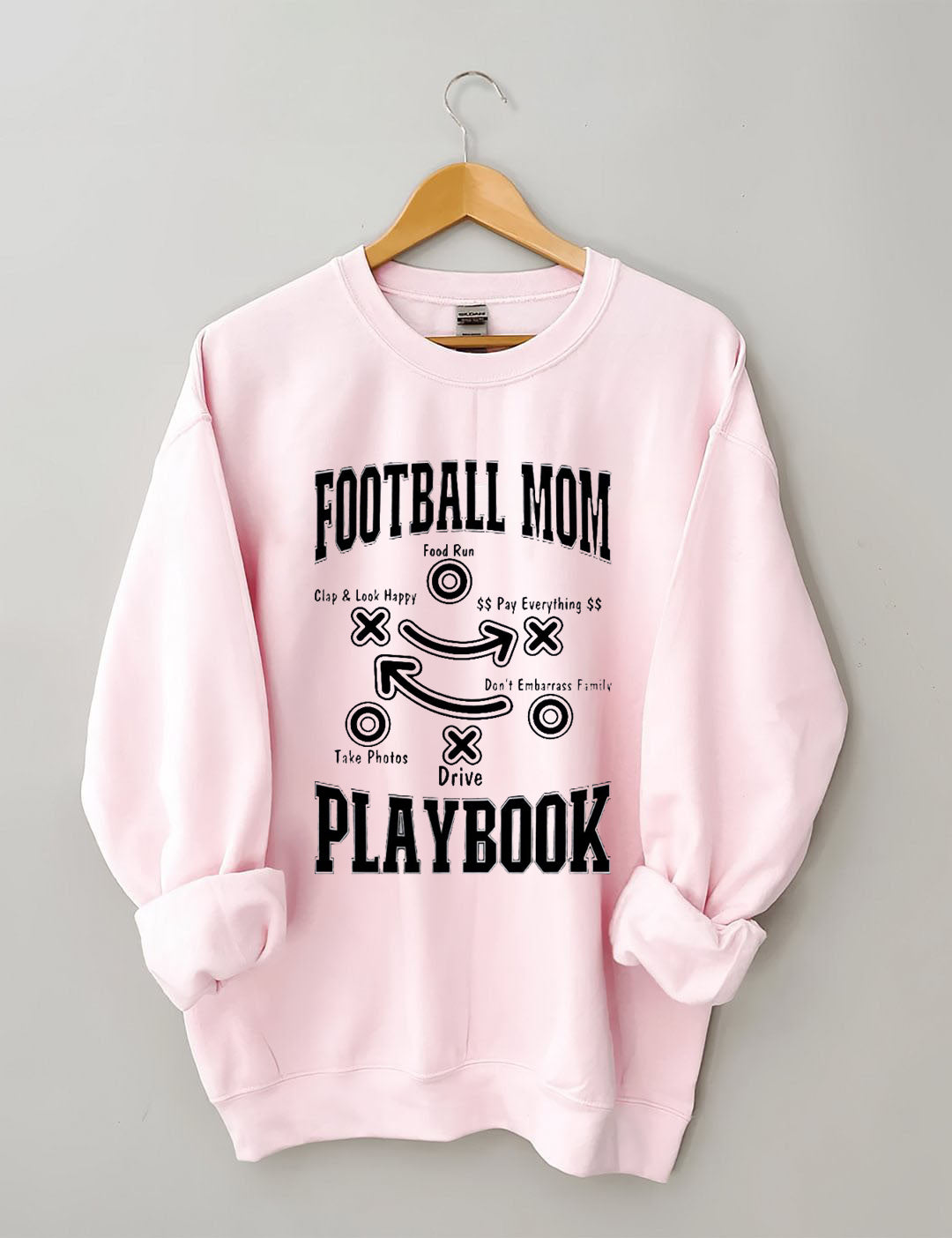 Funny Football Mom Playbook,Football Season Sweatshirt
