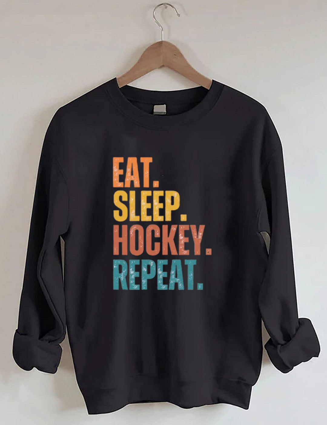 Eat Sleep Hockey Repeat Sweatshirt