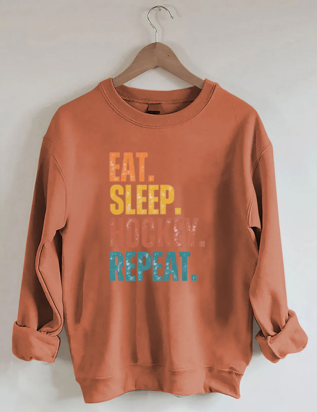 Eat Sleep Hockey Repeat Sweatshirt