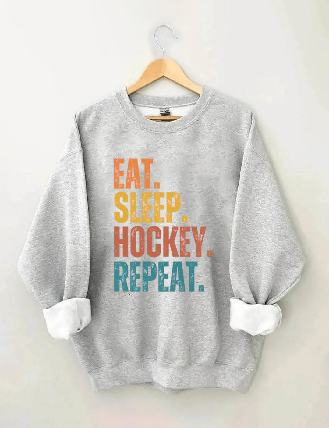 Eat Sleep Hockey Repeat Sweatshirt