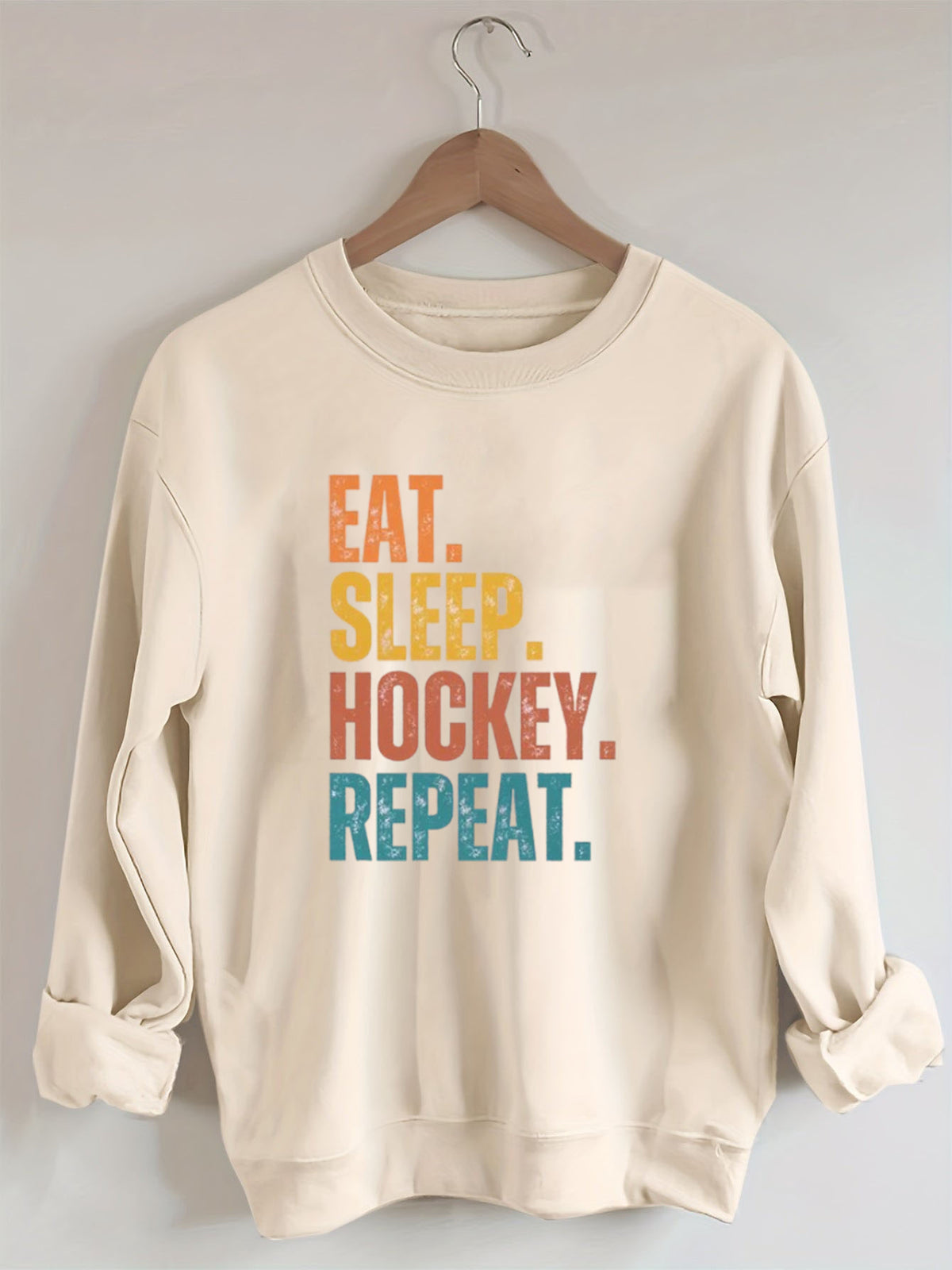Eat Sleep Hockey Repeat Sweatshirt