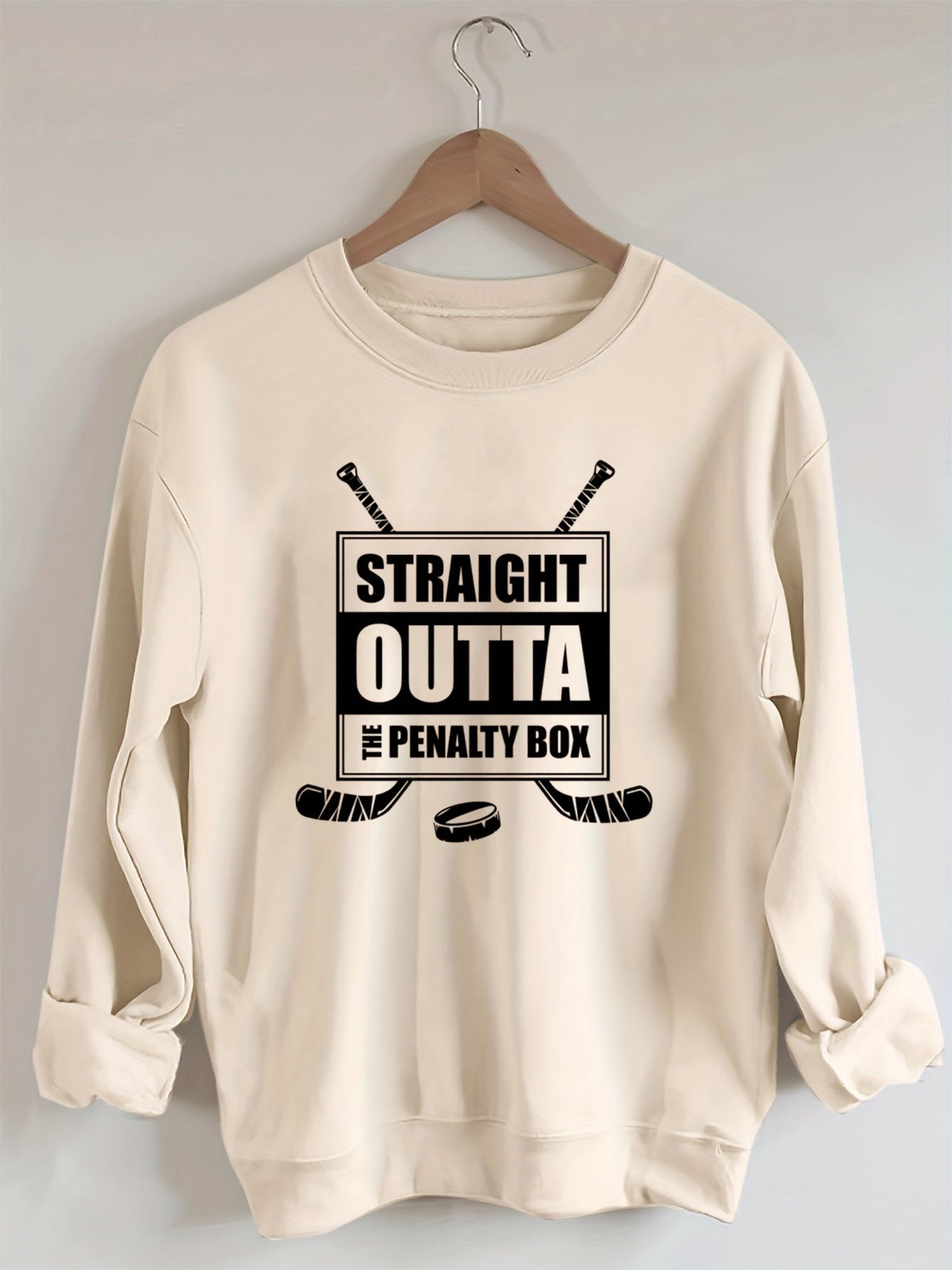 Straight Outta The Penalty Box Hockey Sweatshirt