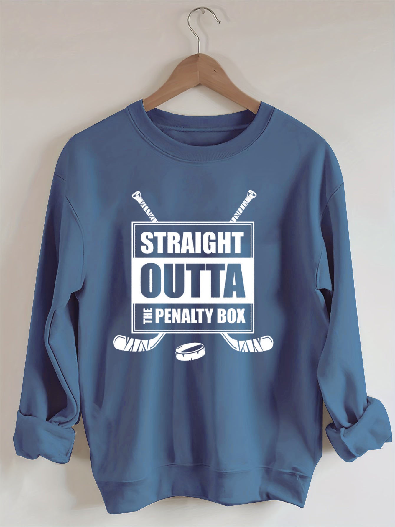 Straight Outta The Penalty Box Hockey Sweatshirt