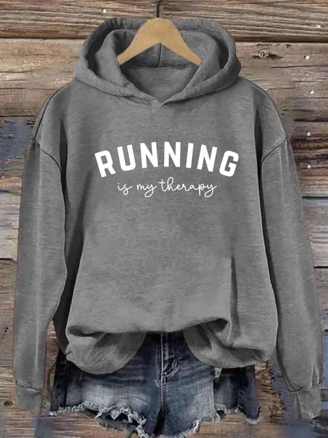 Running Is My Therapy Hoodie