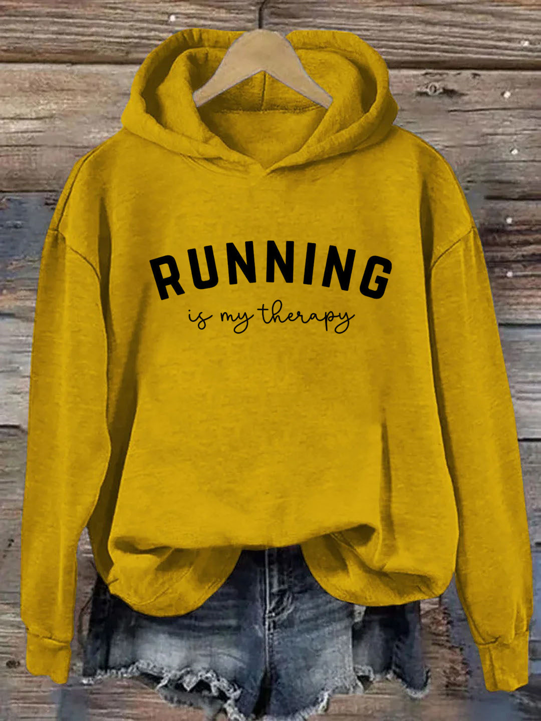 Running Is My Therapy Hoodie