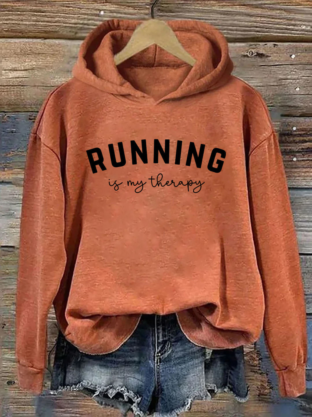 Running Is My Therapy Hoodie