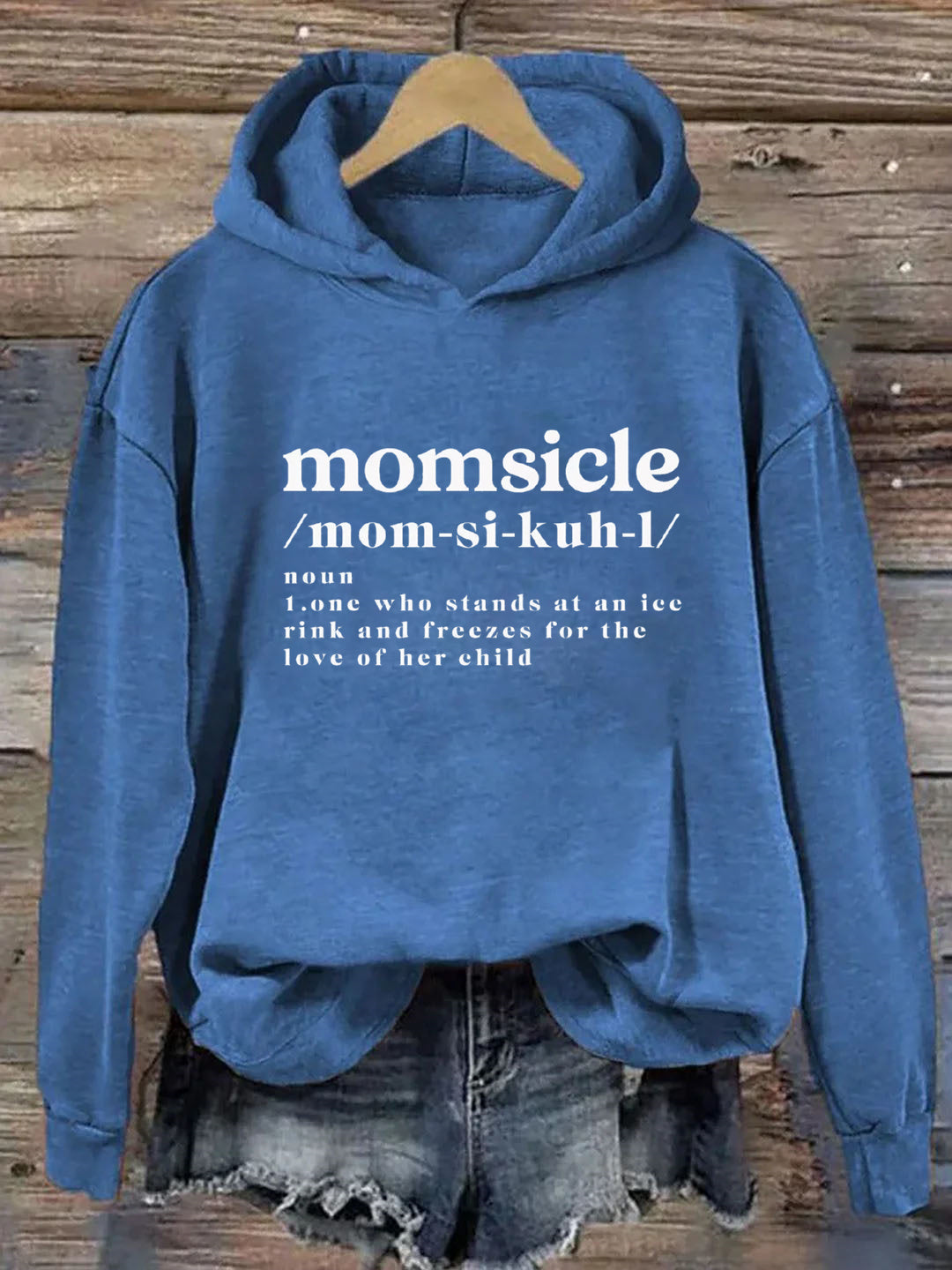 Momsicle Definition  Ice Hockey Hoodie
