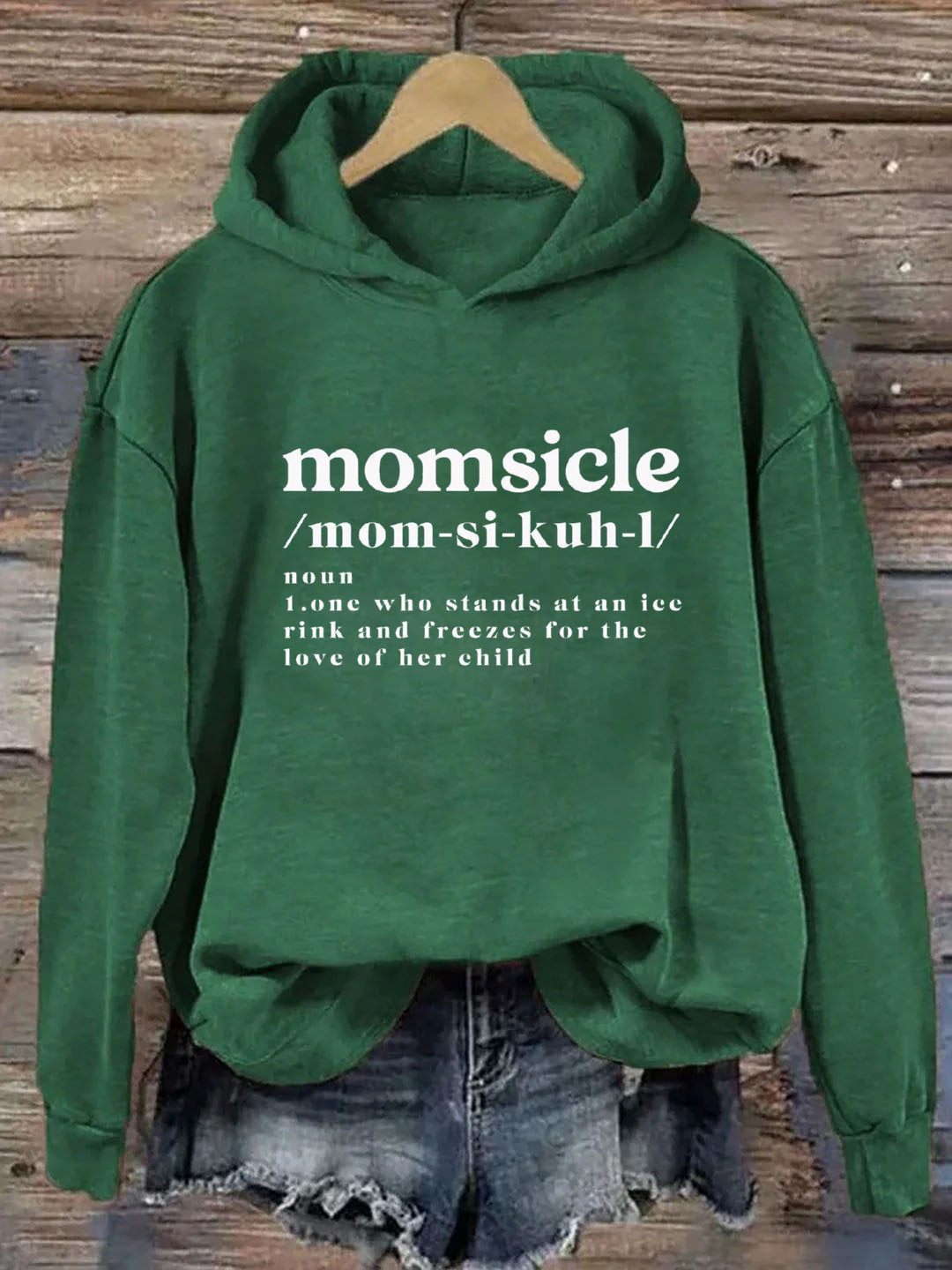 Momsicle Definition  Ice Hockey Hoodie