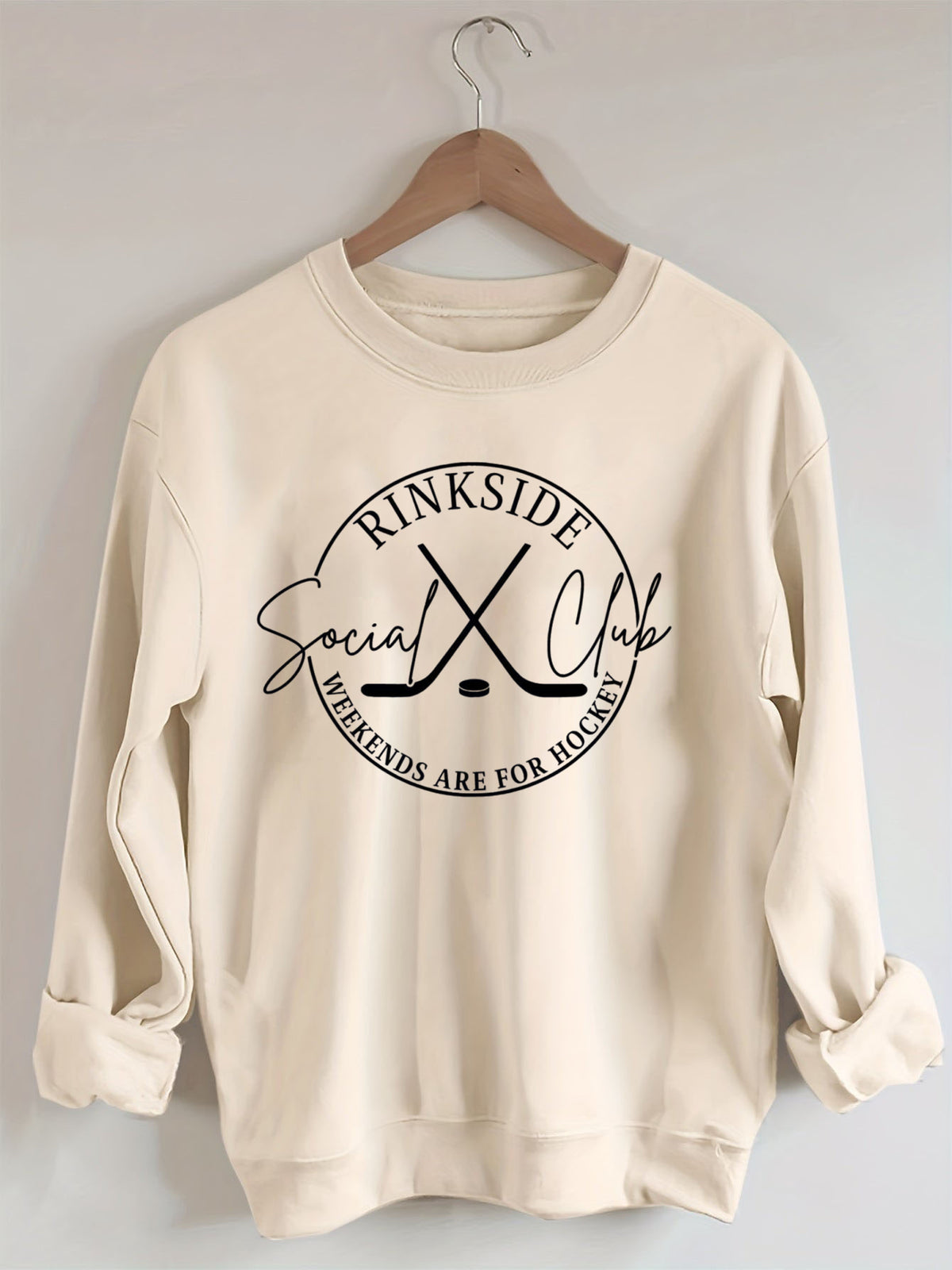 Rinkside Social Club Hockey Season Sweatshirt