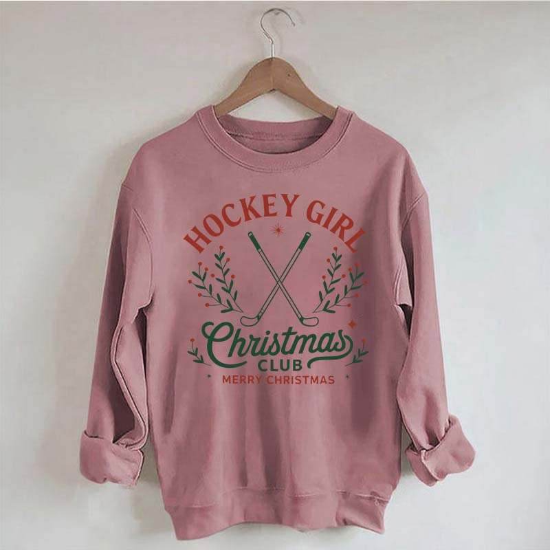 Hockey Girl Christmas Club Sweatshirt