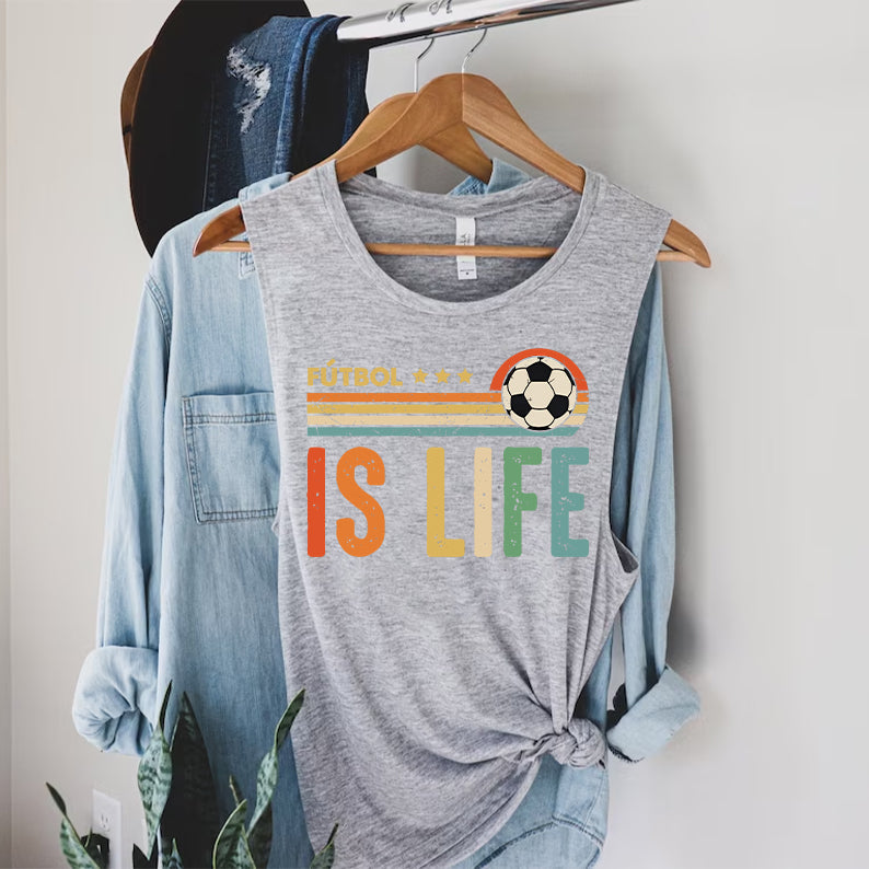 Futbol Is Life Tanks Top