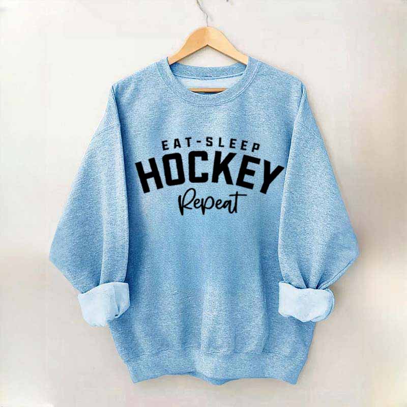 Eat Sleep Hockey Repeat Sweatshirt