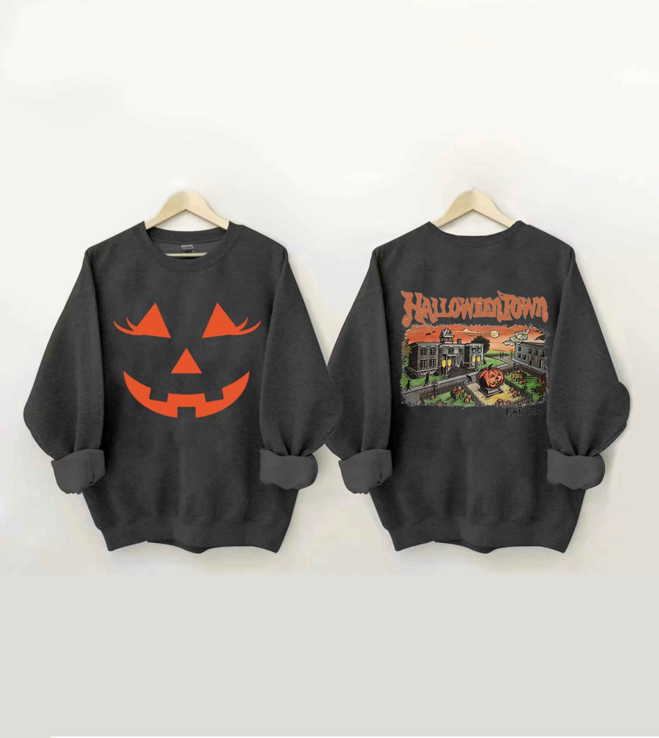 Smile Pumpkin Halloweentown Sweatshirt