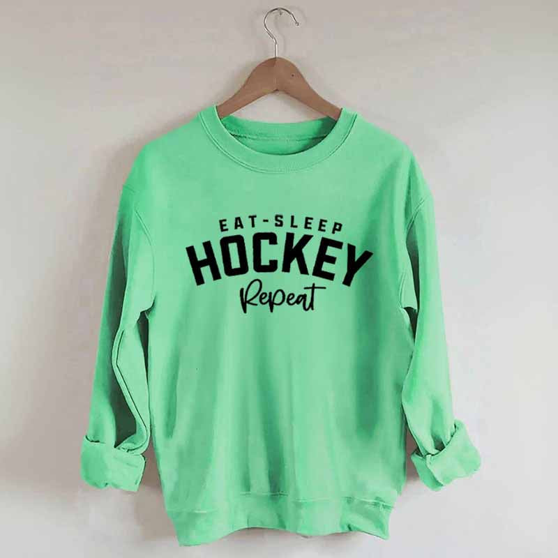 Eat Sleep Hockey Repeat Sweatshirt