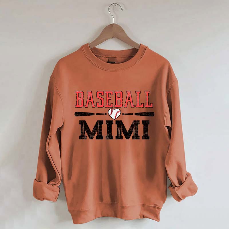 Mimi Baseball Ladies Cute Sweatshirt