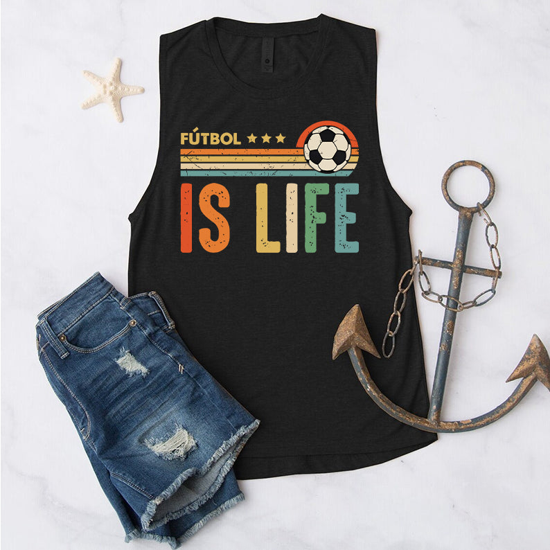 Futbol Is Life Tanks Top