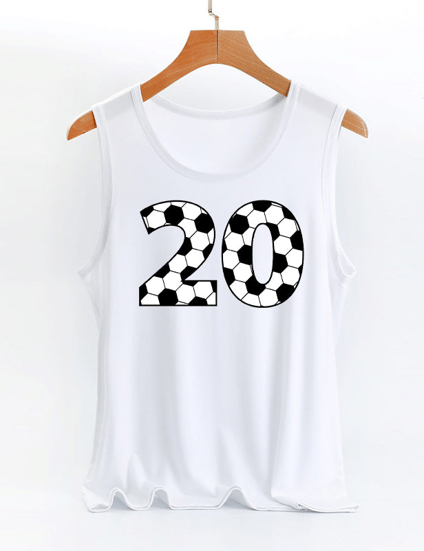 Soccer Custom Number Tank Top