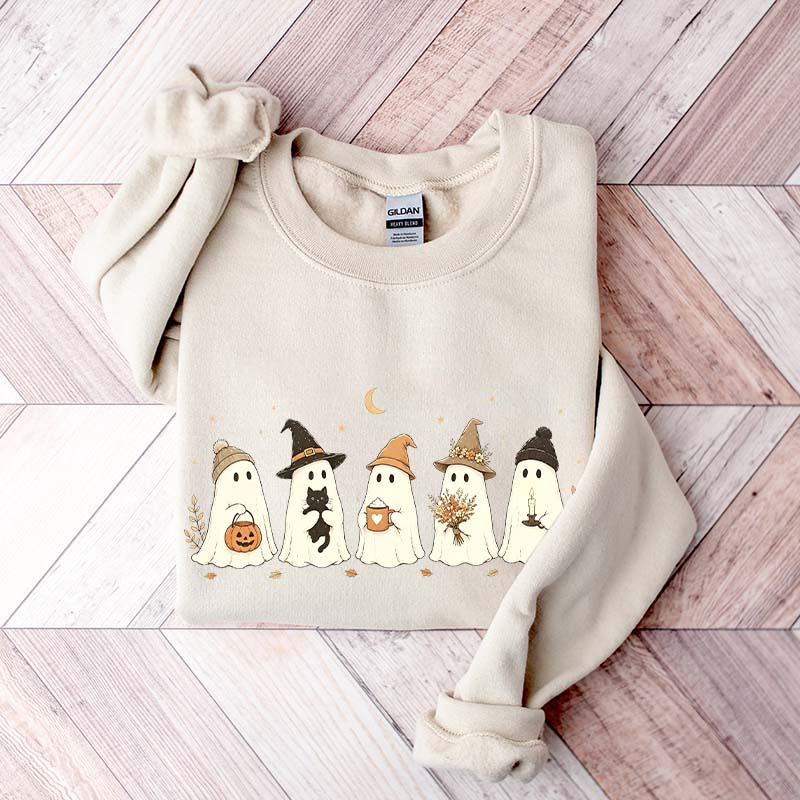 Cozy Fall Ghost Sweatshirt