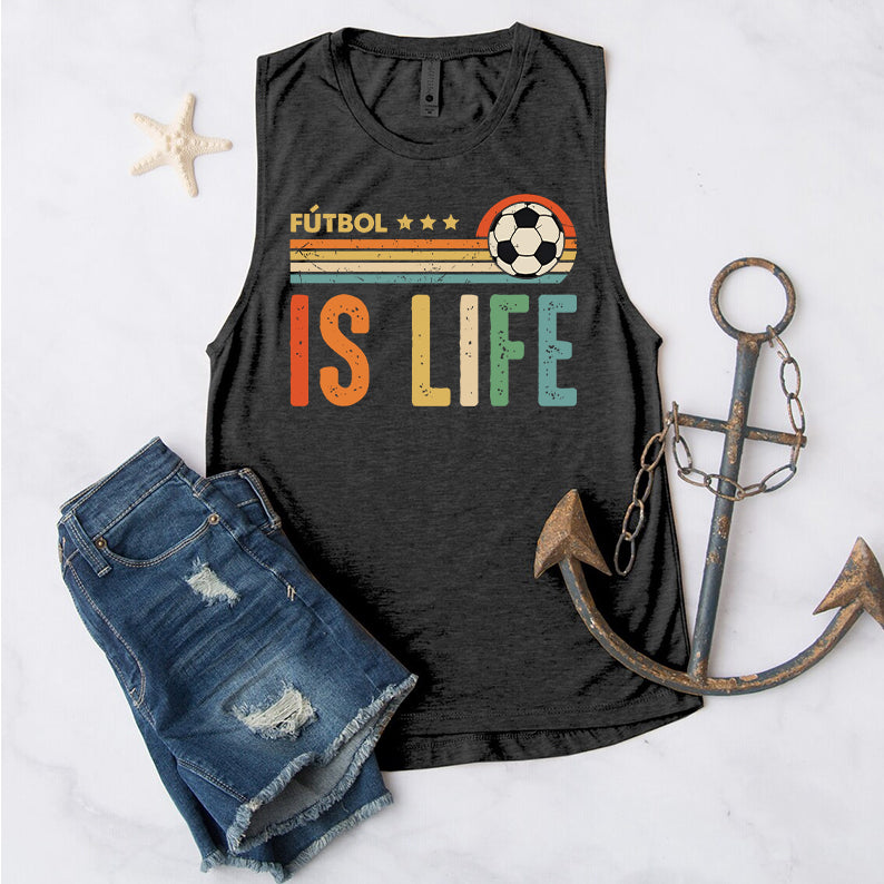 Futbol Is Life Tanks Top