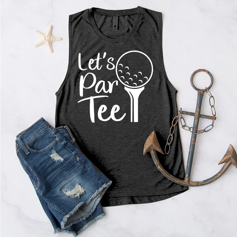 Let's Par Tee Golf Tanks Top