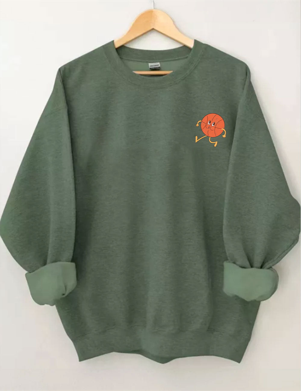 Retro Funny Basketball Sweatshirt