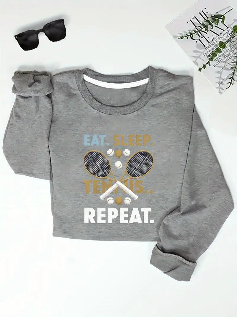 Eat. Sleep.Tennis Repeat Sweatshirt