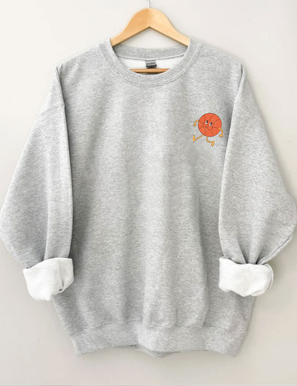 Retro Funny Basketball Sweatshirt