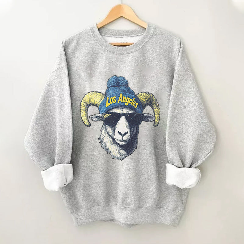Comfort Colors Los Angeles Football Mascot Sweatshirt
