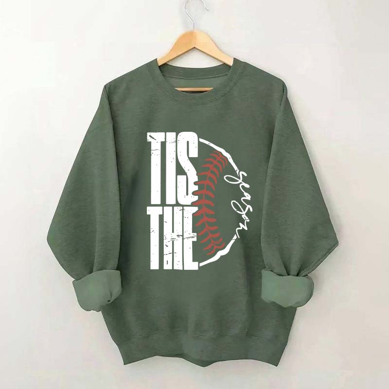 Tis The Season Baseball Softball Sweatshirt