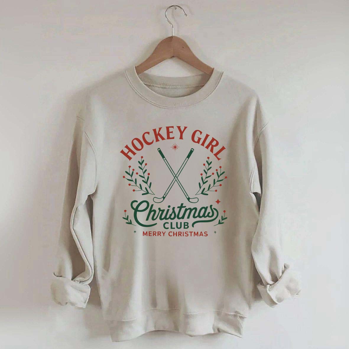 Hockey Girl Christmas Club Sweatshirt