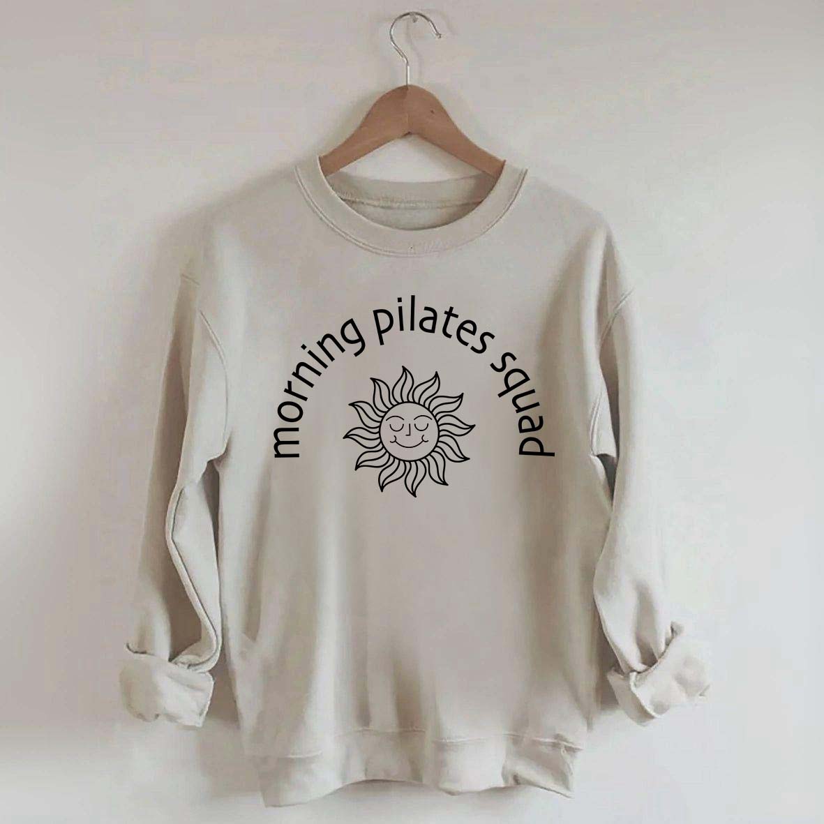 Morning Pilates Squad Workout Sweatshirt