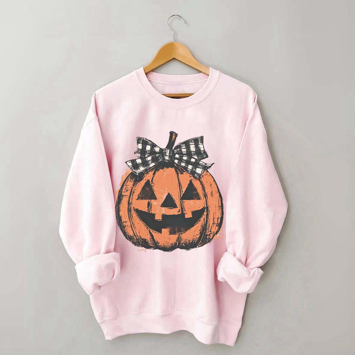 Preppy Jack o Lantern Sweatshirt