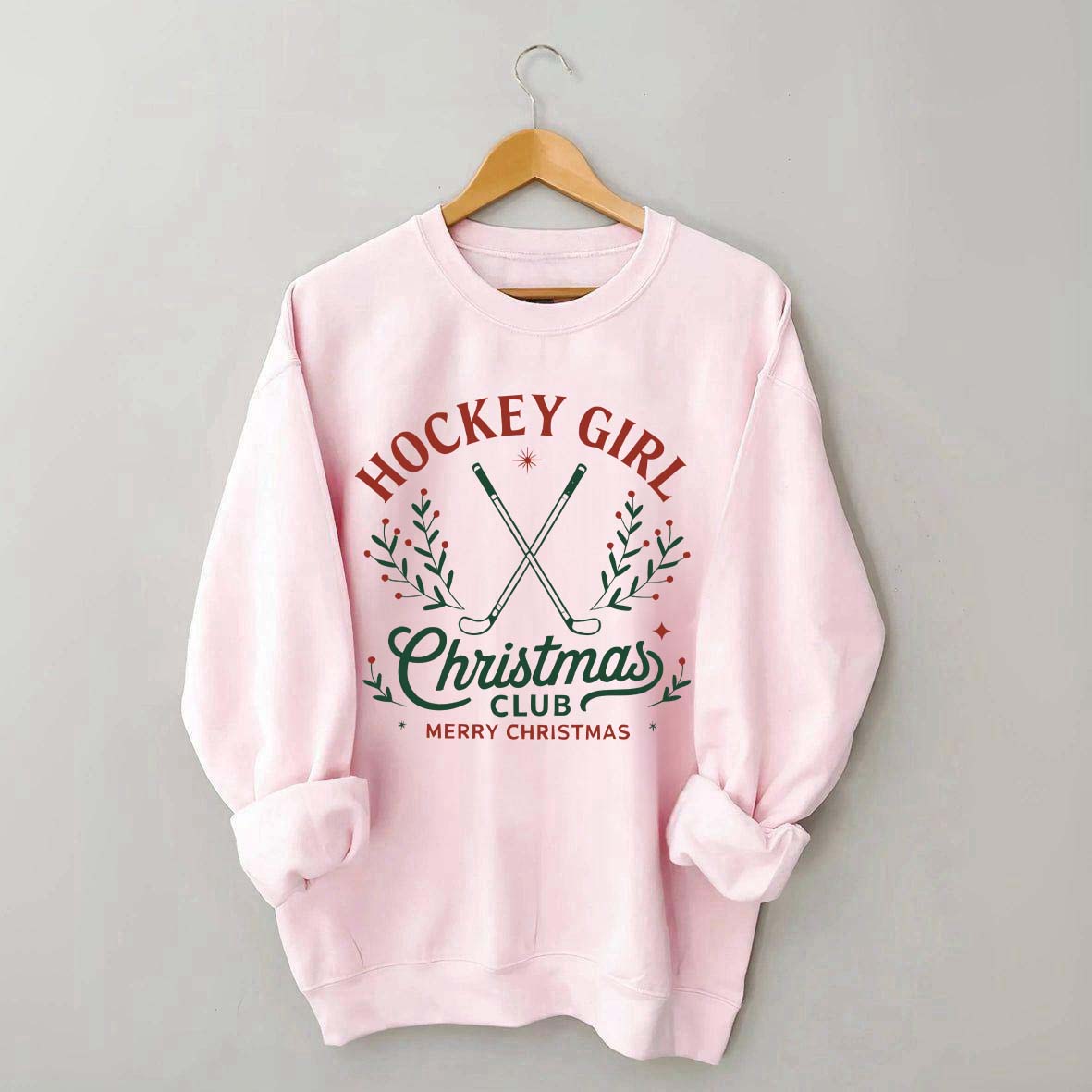 Hockey Girl Christmas Club Sweatshirt
