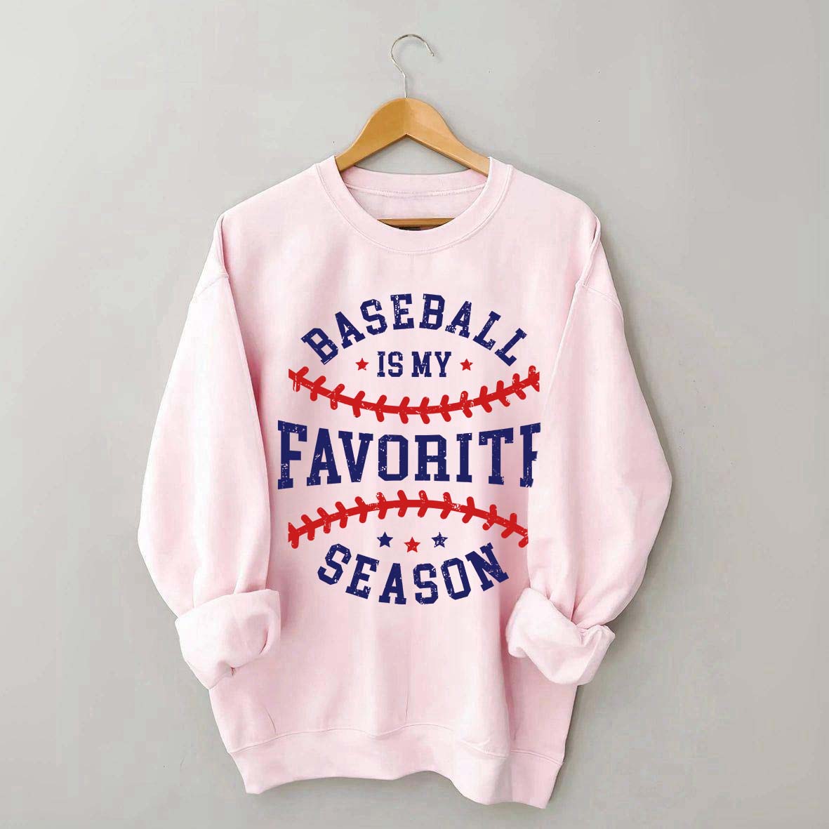 Retro Baseball Is My Favorite Season Sweatshirt