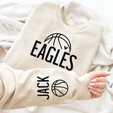 Custom Name Basketball Team Spirit Sweatshirt