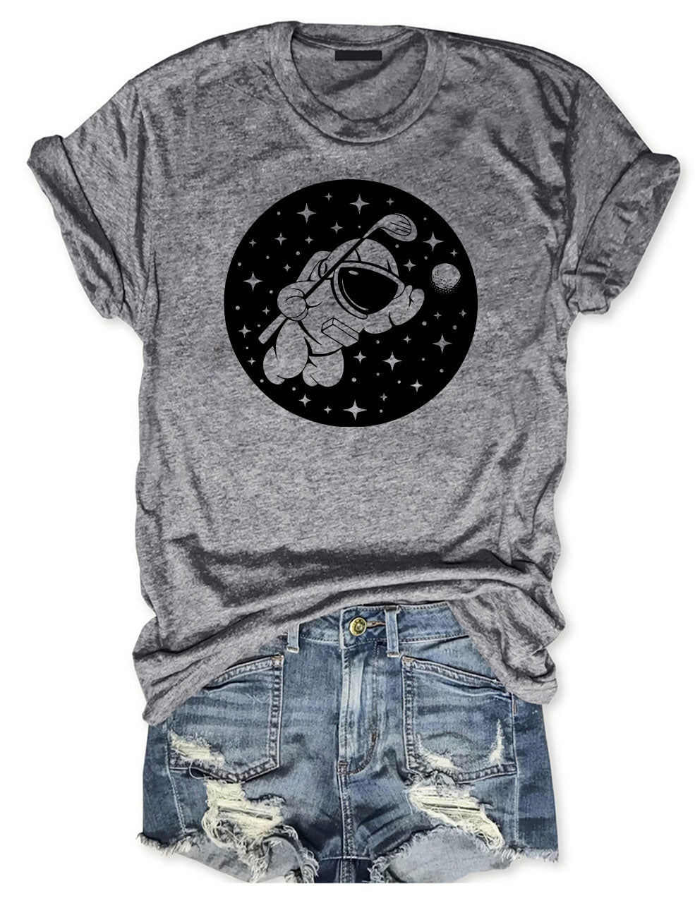 Golfing In Space T-shirt