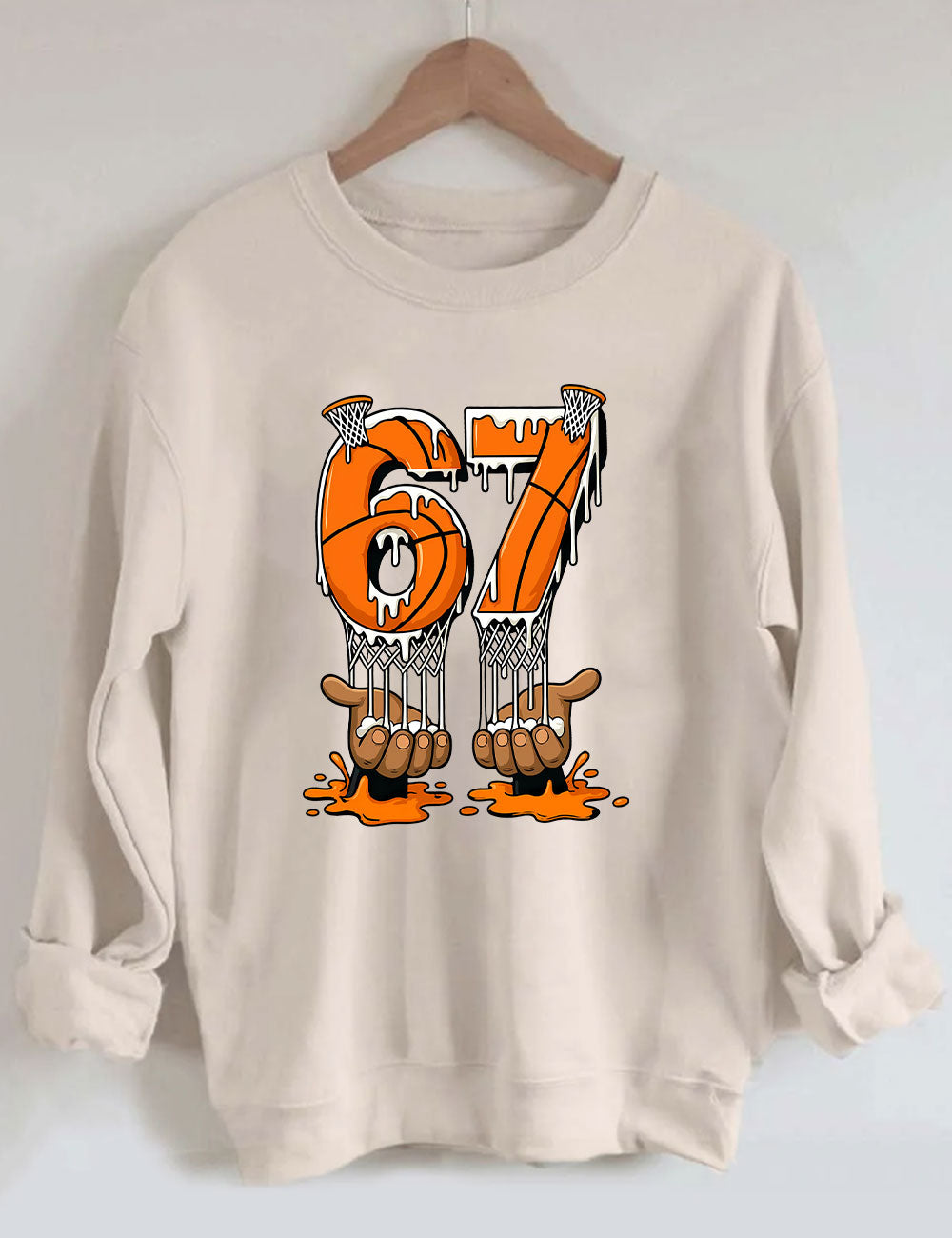 Trendy 67 Basketball Sweatshirt