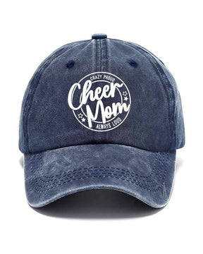 Crazy Proud Always Loud Cheer Mom Hat