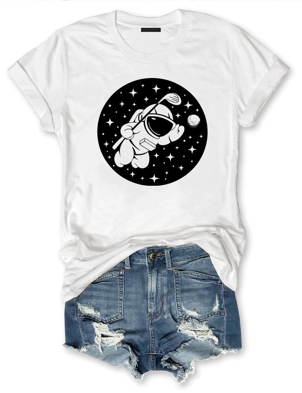 Golfing In Space T-shirt