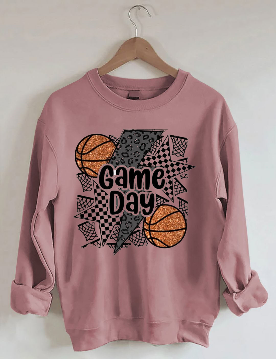 Basketball Game Day  Sweatshirt
